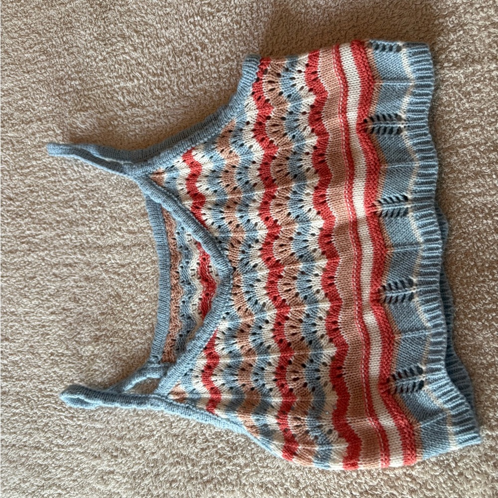 Colorful Knit Tank Top
